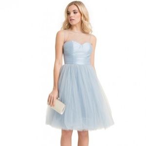 Chi Chi London sparklely light blue Trixie Dress